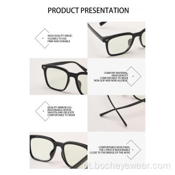 Óculos anti-óculos com estrutura ótica para computador óculos bloqueadores de luz azul 2022